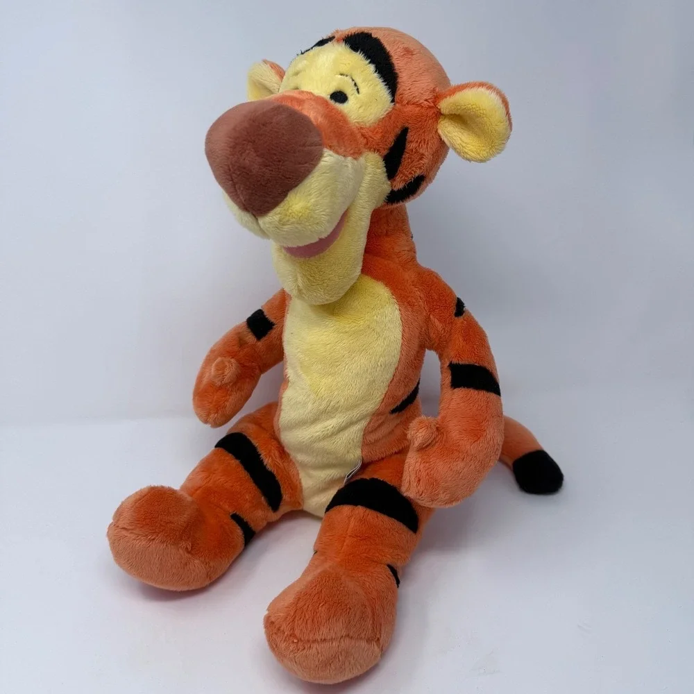 Disney Tigger Sit Up Plush Stuffed Animal Orange Black Stripes Kids Toy READ‎